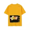 T-shirt da uomo Marca High Street C.E Television Stampa Batik T-shirt da donna oversize Abbigliamento streetwear Y2k