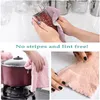 5pcs Absorbent Microfiber Kitchen Dish Cloth Nonstick Oil Household Cleaning Cloth Wiping Towel Home Kichen Tool 220727