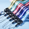 Neck hanging rope lanyard Strap Rotating Clasp 2 in 1 for Mobile Phone ID Card Holder Keychain Keys Earphone Accessories Straps