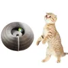 Lustige Haustierkatze Kratzplatte runde Formklapperfalte Katzenstrau