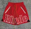3M Reflective Rhude Shorts Men Women 1:1 High Quality Streetwear Fashion Casual Hip Hop Beach Sportswear Mens Short Pants