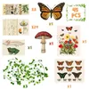 45 pezzi vintage botanico estetico kit collage da parete viti finte illustrazione artistica carta poster dormitorio camera da letto soggiorno arredamento 220510