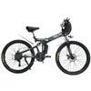 Smlro MX300 Full Suspension Elcykel 500W 48V 13AH Ebike för vuxna med löstagbart batteri 26 tums hopfällbar elcykel Högkvalitativ E-cykel 21 hastigheter