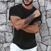 Camiseta Masculina O Neck Manga Curta Mesh Transparente Sexy Tee Tops Streetwear Férias Respirável Festa Roupas Masculinas INCERUN 220407