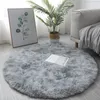 High Quality Round Fluff Carpet for Living Room Bedroom Thick Mat Fluffy Floor Carpets Home Decor Rugs Soft Velvet Mat Anti-slip