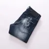 Projektant DSQ chude stóp spodnie dżinsy męskie D2 Farba Splatter Retro Blue jean streetwear żebrak Wysoka jakość streepants zamek błyskawiczny