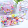 DIY Beads Toys para niños 24 cuadrículas hechas a mano para niños pequeños haciendo rompecabezas Kit de niñas Pulseras 3 5 7 9 11 220428