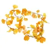 Fleurs décoratives couronnes 1pc vigne artificielle Thanksgiving Hanging Rattan Ornement décorativé