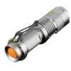 7W 300lm 3 Modlar Mini Q5 LED Fenerti Torch Taktik lamba Ayarlanabilir Focus Zoomable Işık