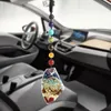 Keychains Chakra Car Pendant Reiki Natural Stone Crystal Resin Energy Orgone Bag Charm Key Pendants Healing Pendulum SuspensionKeychains