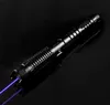 High Power Military 500000m 450nm Blue Laser Pointer Lazer Ficklight mest kraftfulla ljusstråle laserfackla jakt4954287