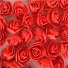 500 шт. 3 см Мини Искусственные PE Пена роза Цветочные головки для свадьбы Дома Украшения Handmade Поддельные цветы Ball Craft Party Saceates 220406