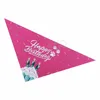 Pet Scarf Triangle Scarfs Collar Födelsedagsfest Hundkatt Saliv Handduk Katt Valp Söt Trianglar Scarves Husdjur Kläder Dekoration BH6496 WLY