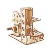 Marbre course course construction en bois Puzzle Kit 3D modèle mécanique auto-assemblage apprentissage jouet bricolage pour enfants adulte cadeau 220715