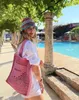 Сумки для пляжей Новый стиль дизайнер роскошных сумок Raffia Straw Summer Женский мужчина плетение сумки Полово выпуск сумочки.