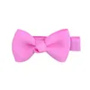 Solid Color Grosgrain Ribbon Bowknot Toddler Hair Clips Handmade Bows Baby Girls Barrettes Bangs Hairpins Photo Props