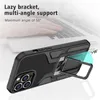 for iphone 14 Car Magnetic Cell Phone Cases Ring Buckle Bracket Protective Cover 13 12 pro max mini Kickstand Paper Box Pack