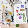 Geschenkwikkeling 40 -stcs/veel kleurrijke bloemenblad serie decoratieve journaalstickers planten plakteboek sticker label Diary plannergift cadeau