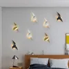 New Nordic LED bird wall lamps Bedroom Decor Wall Lights Indoor Modern Lighting For Home Stairs room Bedside Light fixtures