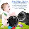 الأطفال الأوتوماتيكيون Gatling Bubble Guns Toy 8-Holes Alectric Bubble Machine for Outdoor Summer Children Toys Boys Girls Bath Toys