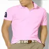 Designer Mens Polos Shirts Casual T Shirts Men Fashion Tees Classic Lapel Short Sleeves Embroidery Cotton Breathable T-Shirts Top