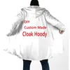 PLstar Cosmos Drop DIY Custom Made Polynesia Tattoo Men Women 3DPrint Streetwear Casual Winter Coat Fleece Hood Cloak 220707