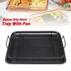 Stainless Steel Copper Baking Tray Oil Frying Pan Non-stick Chips Basket Dish Grill Mesh Kitchen Tools W220425