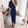 Casual Jurken Zomer Woon-werkverkeer Mode Forged Long Shirt Dress WomenCasual