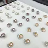 925 Серебряные маленькие 5 алмазных пресноводных жемчуж