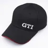 Mody haftowe litera gti baseball czapki solidne bawełniane tatę czapki hats hat hat hat unisex Visor Wysoka jakość kość regulacyjna