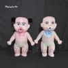 Индивидуальные надувные надувные костюмы кукол Рекламная модель младенца для взрослых носимого взорвания детского костюма для мероприятия