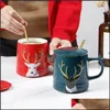 Mugs Drinkware Kitchen Dining Bar Home Garden Christmas Gift Cartoon