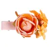 Acessórios para o cabelo Fashion Flower Artificial Flower Clipes para meninas Party Wedding Barrettes feitas à mão