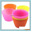 Bakning Mods Bakeware Kitchen Dining Bar Home Garden LL Sile Cake Mold Muffin Cups Bakery Love Pastry Kitchen DH7TF
