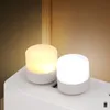 5V 1W Pocket Mini Led Night Light Decor USB Plug Lamp Power Bank Laad USB Book Lights Small Round Round Reading Oogbeveiligingslampen