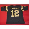 MIT Custom Men Youth Youth Women Vintage Navy Midshipmen #12 Roger Staubach Heisman Football Jersey Size S-4XL أو Custom أي اسم أو رقم قميص