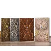 Fashion Vintage Notepads Embossed Leather Printing Travel Diary Notebook Travel Journal A5-Note Book Epacket260R