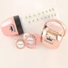 Luxury Any Name Customized Baby Feeding Set Gold Rose Gold Silver Milk Bottle Pacifier Bling Pacifier Case Unique Birthday Gift 220512