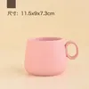 Drinkware Creative Rainbow Ceramic Coffee Taza Pastel Color lindo Tú de té Copa Tazas de Café Copas y tazas novedoso Latte Tumbler