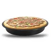 Assadeira panelas 6/7/8/9/10 polegadas placa redonda prato pizza bandeja bandeja grau de alimento aço carbono molde não-vara ferramenta de cozimento molde