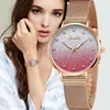 Polshorloges SunKta 2022 Lijst met roségouden vrouwen horloges Kwarts Watch Ladies Top Vrouwelijke meid Clock Relogio Feminino Box