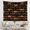 Wandteppiche Bibliothek Bücherregal Buchhandlung Wandbehang Freizeit Schlafzimmer Decke Dekor Stile Abstrakter Teppich Stoff WandteppicheWandteppiche TapestrT