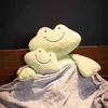 Pc Cm Kawaii Frog Cuddle Stuffed Animal Plushie Figure Doll Soft Cushion for Children Boys Girls Birthday Gifts J220704