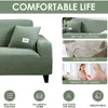Gruby sofa ochraniacza Jacquard Solid Printed Covery do salonu Couch Couch Corner Slipcover L Kształt 220617