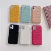 Casos de telefone de couro texturizado de textura para huawei opo vivo iphone 13 pro max 12 11 x xr xs xsmax designer samsung case s20p s20u 273r