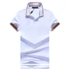 Magliette polo a maniche lunghe firmate da uomo con tecnologia di ricamo in cotone Luxury Italy Uomo Abbigliamento Manica corta Moda Casual da uomo T-shirt cuasali estive