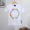 Phillip Plain Mannen designer PP Schedel Diamant t-shirt Korte mouw Dollar Bruine beer Merk tee O-hals hoge Kwaliteit Schedels TShirt tees tops