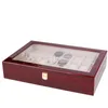 Obserwuj skrzynki Pudowni 24 szczeliny Luksusowe duże organizator pudełka Wyświetlacz drewniane zegarki do przechowywania poduszki etui drewniane prezent upuszczenie deli22