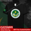 Mauritania Mauritanian MR MRT Country T shirt Custom Jersey Fans DIY Name Number High Street Fashion Loose Casual T shirt 220616