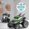 Mini RC Car High Speed ​​Rollover Stunt Vehicle With Light Programmerbar Remote Control Racing Children Toys Xmas Gift 220531